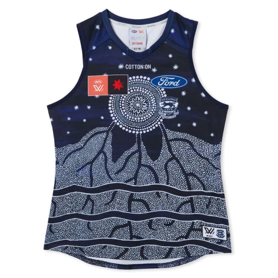 2023 Geelong Cats Mens Season 8 AFLW Indigenous Guernsey