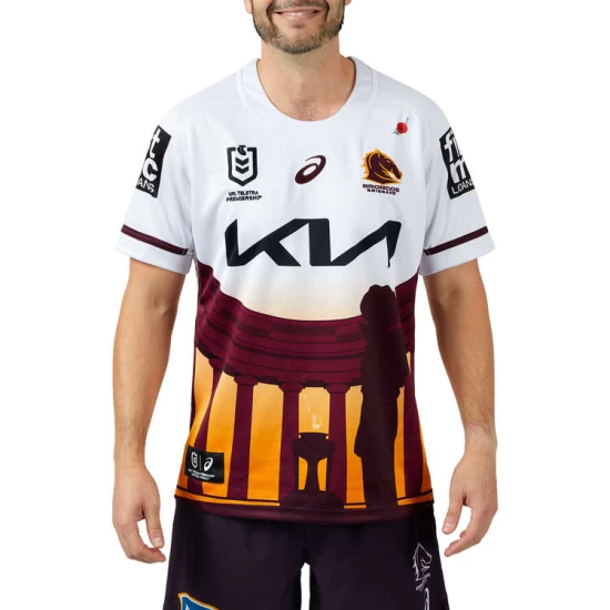 2024 Brisbane Broncos Mens ANZAC Round Jersey