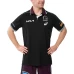 2025 Brisbane Broncos Mens Black Training Polo