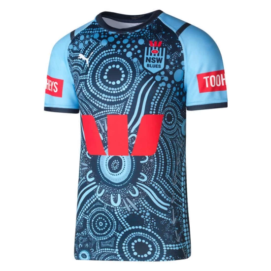 2024 NSW Blues State of Origin Mens Indigenous Jersey