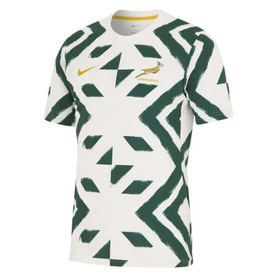 2024 South Africa Springboks Mens Pre Match Jersey