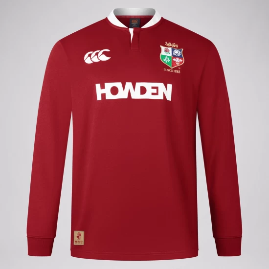 2025 CCC British And Irish Lions Long Sleeve Red Jersey