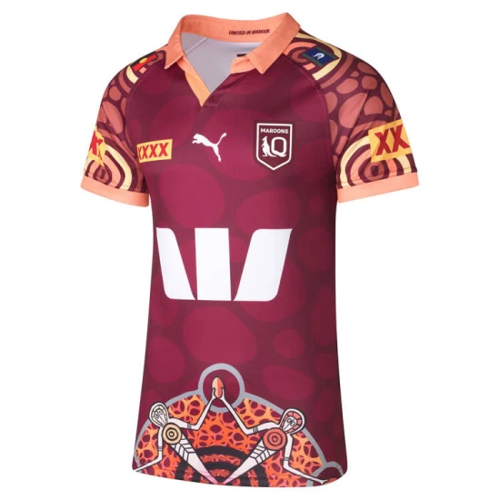 2024 QLD Maroons State of Origin Mens Indigenous Jersey