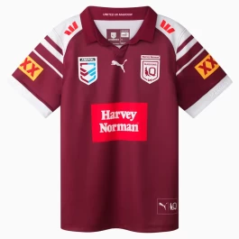 2025 Harvey Norman QLD Maroons Men's Home Jersey