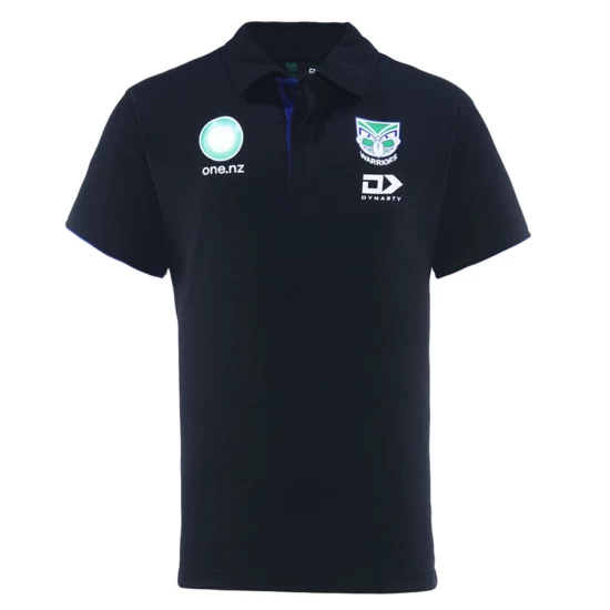 2025 New Zealand Warriors Mens Media Polo